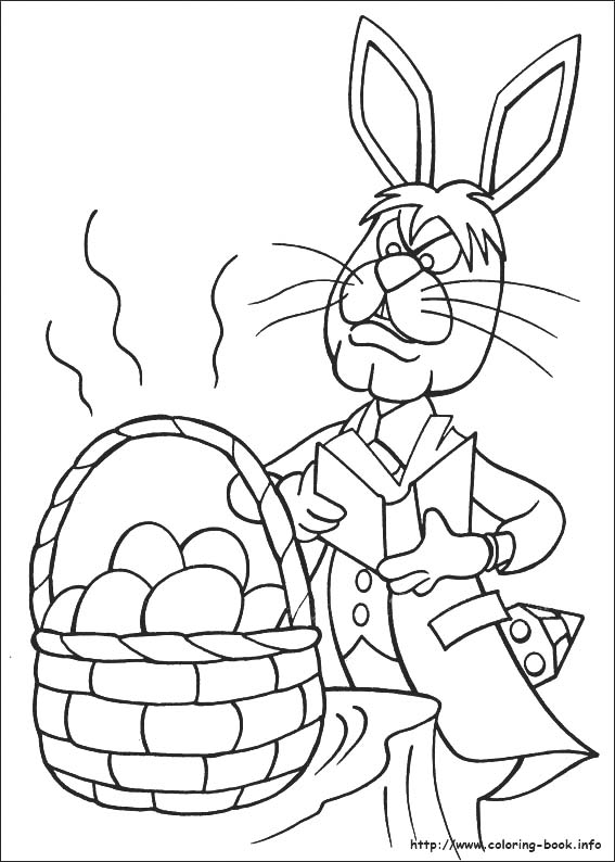 Peter Cottontail coloring picture